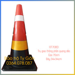 Cọc tiêu, chóp nón, trụ cảnh báo 70cm