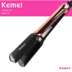 Máy Duỗi Kẹp Thẳng Tóc Kemei Km-2113 4 Mức Chỉnh Nhiệt Chuyên Nghiệp