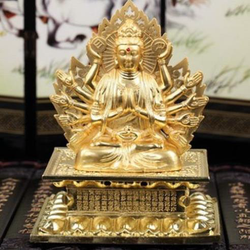 Tượng Phật Bồ Tát Nhiều Tay Trang Trí Xe Hơi