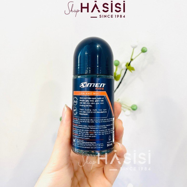 Lăn khử mùi X-Men Fire Active thơm mạnh mẽ 50ml (Mã SP: 2501945)
