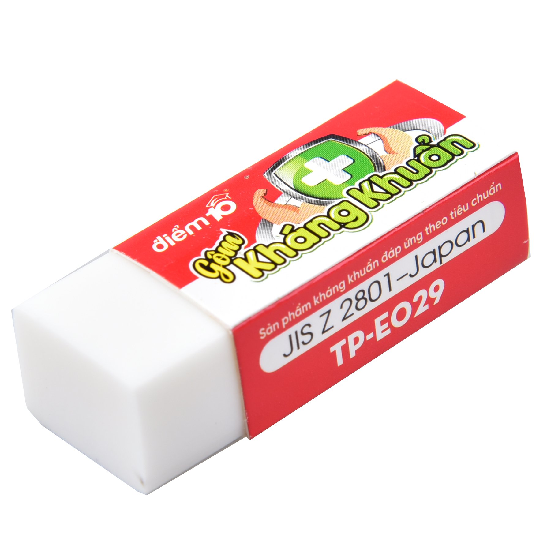 Combo 2 Gôm tẩy xóa chì kháng khuẩn Điểm 10 TP-E029