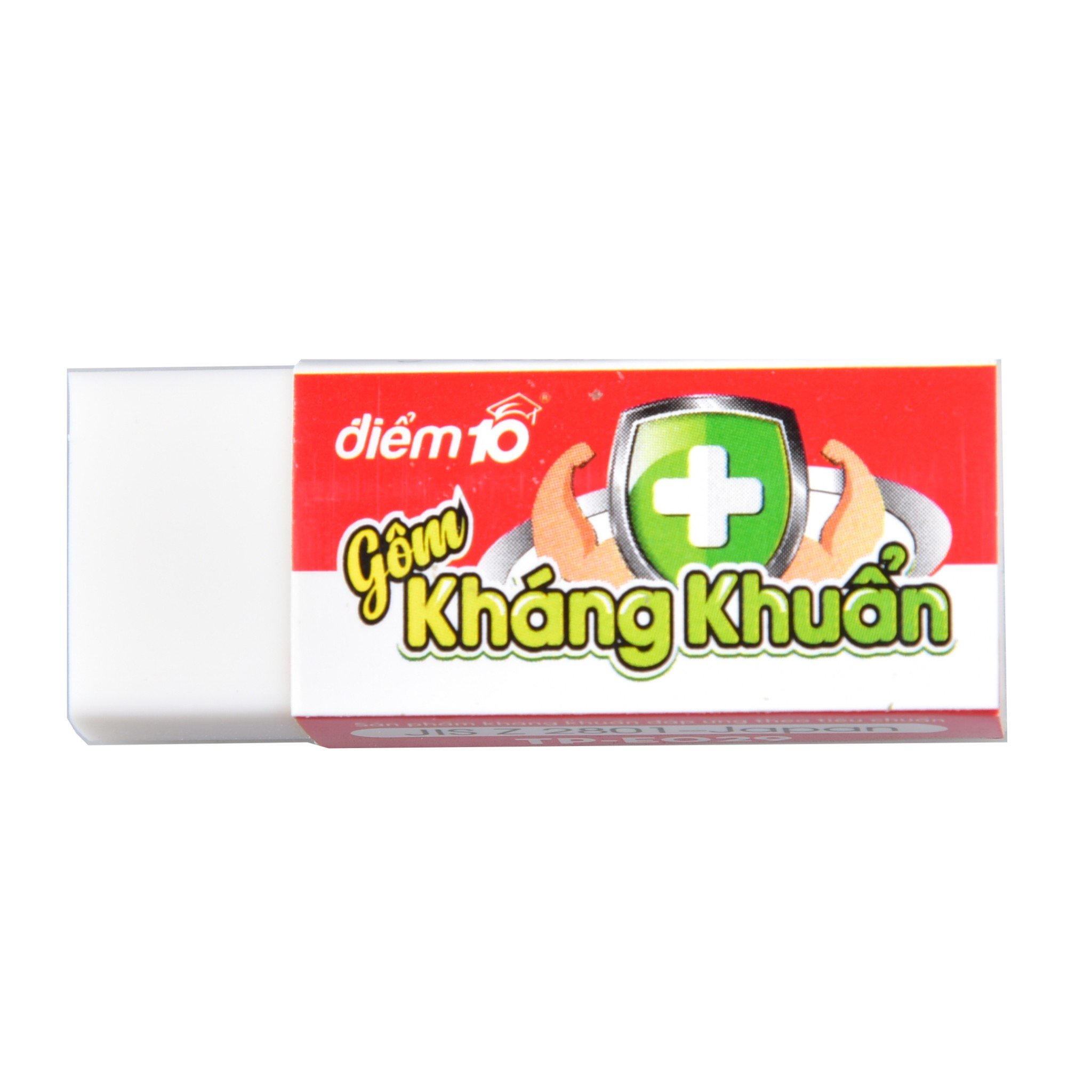 Combo 2 Gôm tẩy xóa chì kháng khuẩn Điểm 10 TP-E029