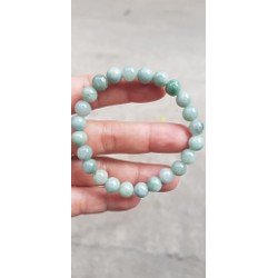 Vòng chuỗi đá cẩm thạch tự nhiên xanh ngọc nhẹ nhàng đẹp sang may mắn size hạt 8mm hợp nữ mệnh Thủy Mộc hỏa rẻ đẹp chỉ có 499k / 1 chiếc ạ