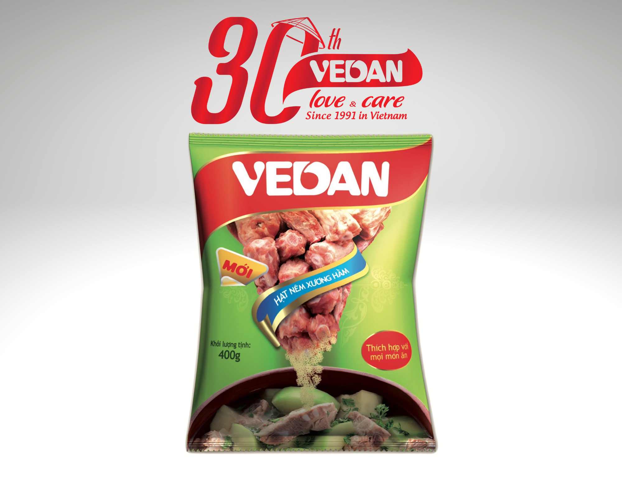 Hạt Nêm Thịt Heo VEDAN 400g (Mã SP: 5634634653253252)