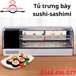 TỦ SUSHI-SASHIMI, trưng bày sushi 2 tầng, giữ bánh kem mini