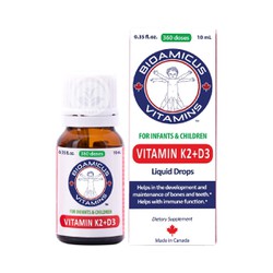 Vitamin D3 k2 của Bioamicus 10ml date 5-2025