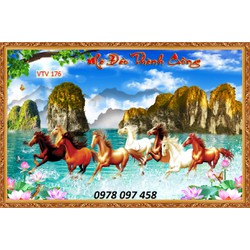 Ý nghĩa phong thủy - tranh bát mã