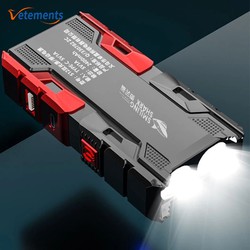 1 Đèn Pin Cầm Tay 2 Bóng Led Siêu Sáng Chống Nước Sạc USB Dùng Khi Đi Du Lịch