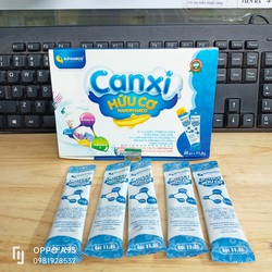 Thạch Canxi Hữu cơ Nanopharco - Giúp hệ xương chắc khỏe hộp 20 gói