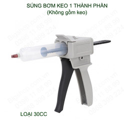 Dụng cụ bơm keo 1 thành phần bằng tay, loại 30-55CC tùy chọn