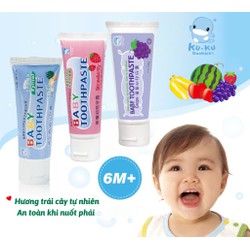 Kem đánh răng hương trái cây cho bé KUKU 50G