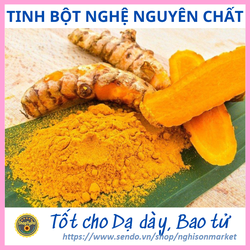 Tinh bột nghệ nguyên chất hũ 500gram