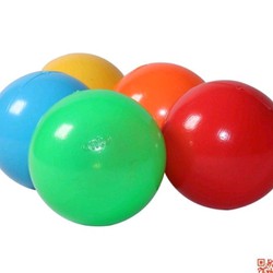 Bóng Nhựa 2 Lớp Banh Đá Trẻ Em Nhiều Màu 17cm