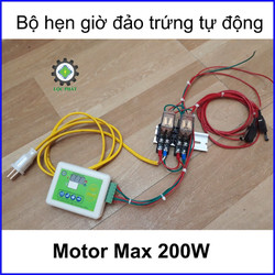 Bộ hẹn giờ đảo trứng tự động Lộc Phát cho máy ấp phù hợp motor công suất Max 200W 220V