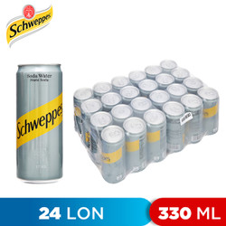 Thùng 24 lon nước soda schweppes 330ml