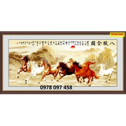 Gạch tranh 3D - mã đáo thành công