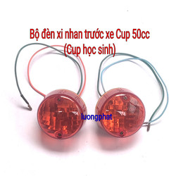 Bộ đèn xi nhan Trước, Sau xe máy Cub 50 đời mới