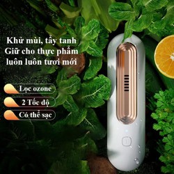 Máy khử mùi tủ lạnh thông minh Ozone ion 2in1 - Máy tiệt trùng tủ lạnh kháng khuẩn hàng cao câp
