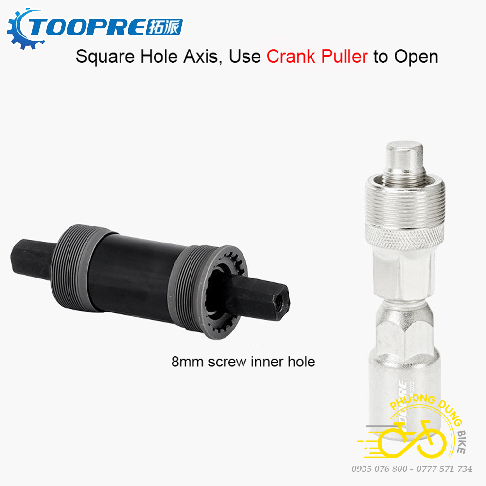 Cảo đùi dĩa cốt vuông xe đạp TOOPRE TP-202 (Mã SP: PK-0588)
