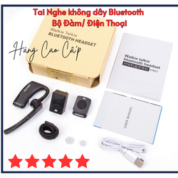 Tai nghe không dây Bluetooth bộ đàm - Chất lượng âm thanh vượt trội cùng khả năng chống ồn. Công nghệ Bluetooth mới nhất