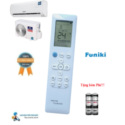 Remote Điều khiển điều hòa Funiki 1 2 chiều Inverter- Hàng tốt các dòng SC SH HSC 09 12 18 24 Tặng kèm Pin!!!