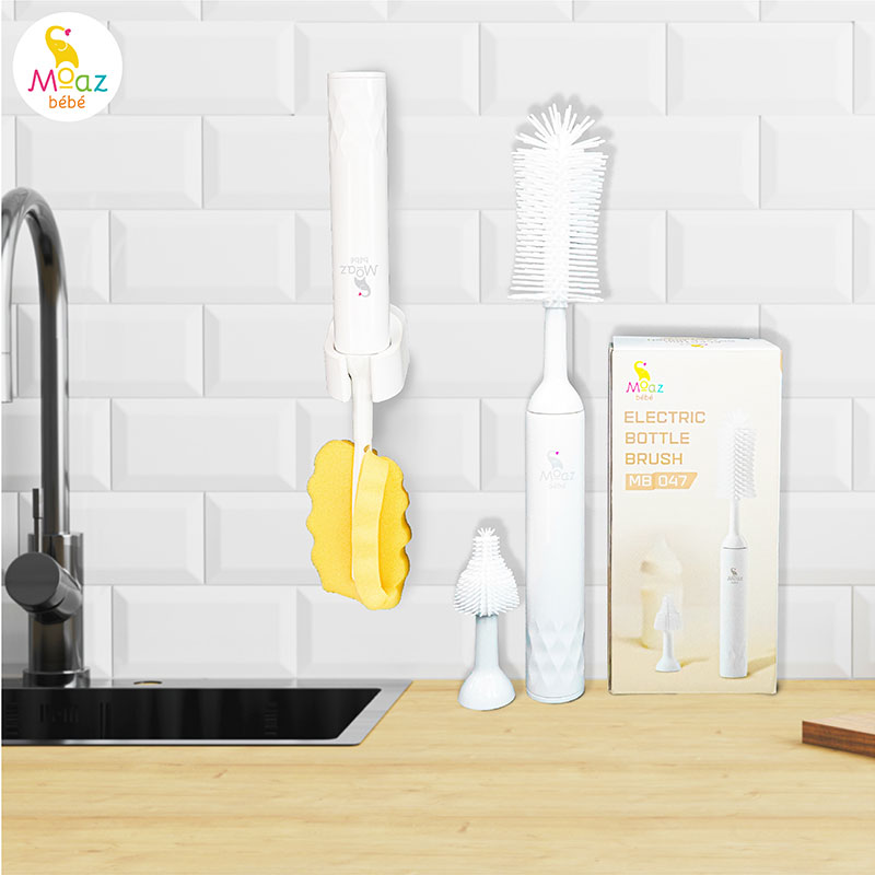 Bộ cọ rửa bình sữa điện Moaz Bébé MB-047 (Mã SP: MB041)
