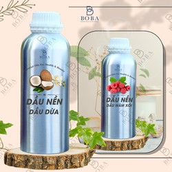 (HCM) Dầu Nền Massage Body, Nguyên Liệu Làm Mỹ Phẩm, Dầu Dưỡng Da, Dùng Pha Loãng Tinh Dầu ,Dung Tích 500ml - BOBA Naturals
