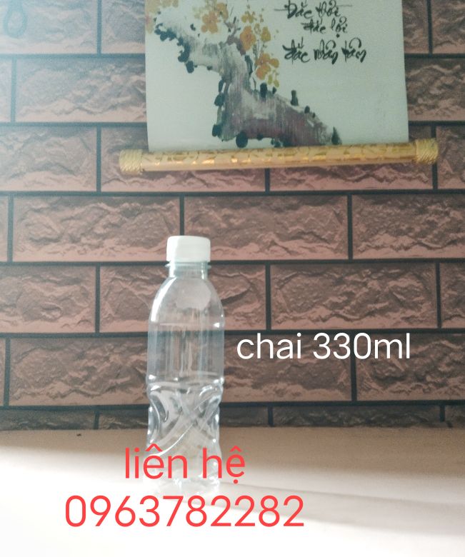 Hình ảnh 20 chai nhựa pet 330ml