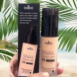 KEM NỀN CHE KHUYẾT ĐIỂM DA TỐT ODBO SNAIL BB CREAM 30ML DA ĐẸP RẠNG NGỜI