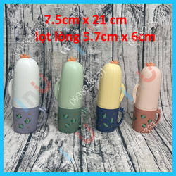Hộp đựng bàn chải, kem đánh răng mang du lịch công tác mẫu hình Xương rồng dễ thương hàn quốc