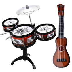 Bộ Trống Và Đàn Ghita Cho Bé