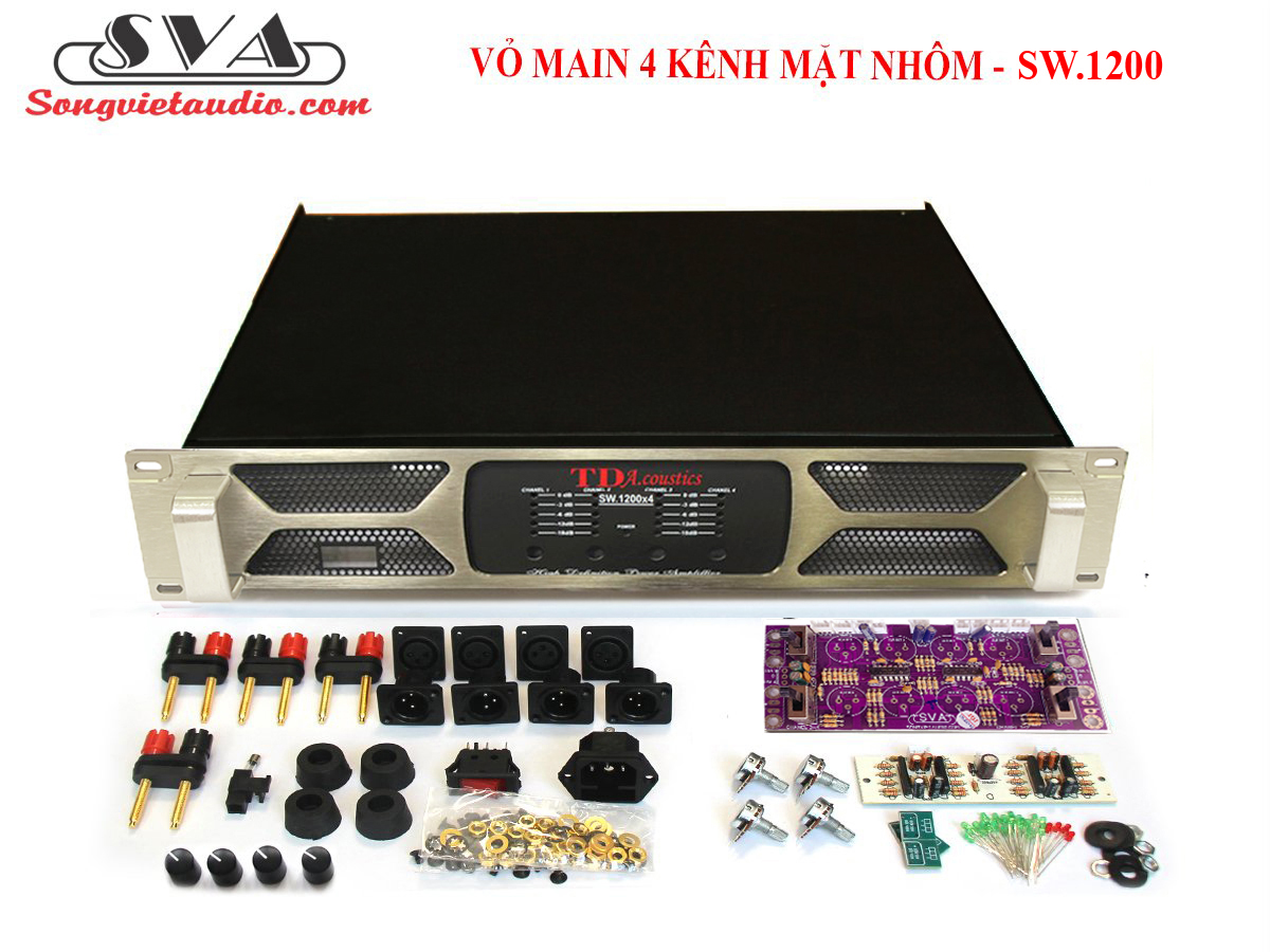 Hình ảnh VỎ MAIN 4 KÊNH MẶT NHÔM - SW1200