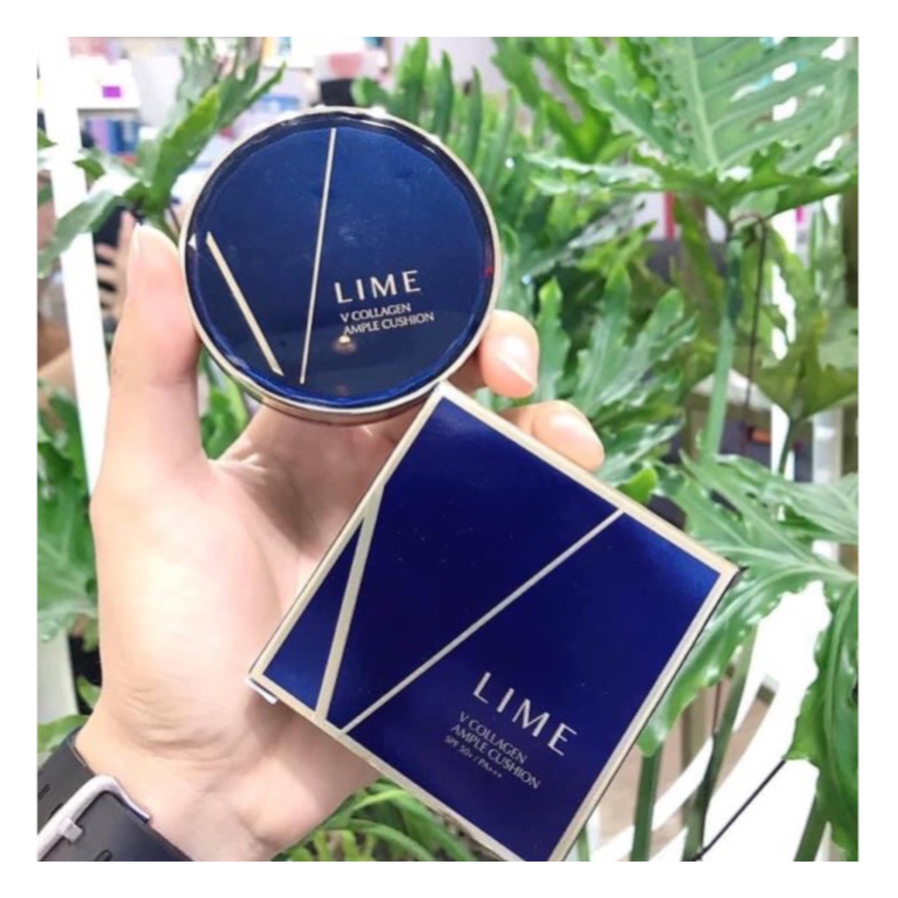 Phấn Nước Cho Da Thường Da Khô Lime V Collagen Ample Cushion (Mã SP: LIME V)