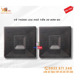 Vỏ thùng loa hoả tiễn 40 đơn M2 4 tấc đơn ván ép nhập khẩu full phụ kiện - 2 cái