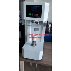 Máy viền mí lon nước ngọt, máy ghép mí lon pet, máy viền mí lon bán tự động
