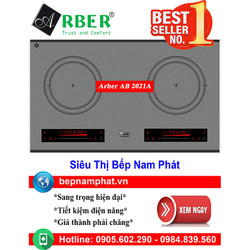 Bếp từ 2 vùng nấu arber ab 2021a