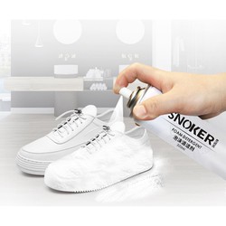 Chai xịt bọt rửa cho sạch giày Sneaker Hando 300ml kèm đầu chải - Tẩy trắng giày Sneaker