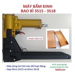 Súng bắn đinh bao bì 3518 Meite - dùng Hơi khí nén - nạp ghim 3515 - 3518 để đóng gói thùng bao bì