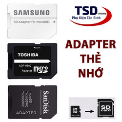 Adapter Thẻ Nhớ Chuyển Đổi Thẻ Nhớ Micro SD Sang Thẻ Nhớ SD Chính Hãng