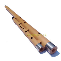 Sáo mèo kép việt bọc inox cao cấp tông đô tone C sáo trúc duy an