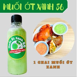 Muối ớt xanh 86 - chấm đồ nướng, hải sản, luộc luôn là món lý tưởng