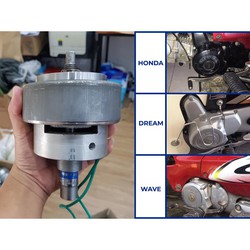 Củ Phát Điện Gắn Xe Máy - Máy Phát Điện Mini Gắn Xe Máy - Phát Điện Gia Đình - 100% Lõi Đồng