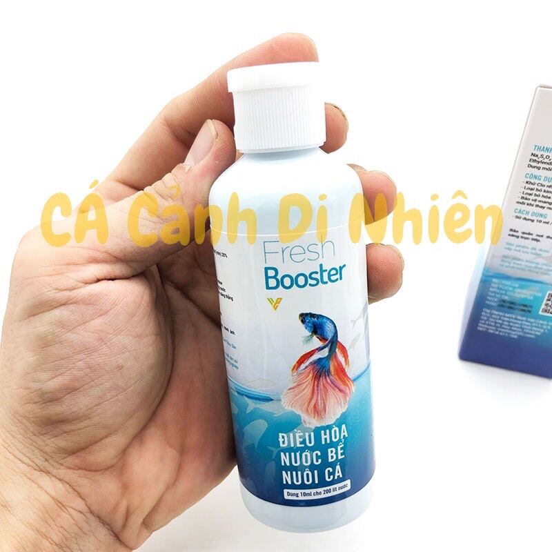 Hình ảnh Dung Dịch Khử Clo Fresh Booster 100ML khử Nước Mới Chống Sốc Khi Thay Nước hồ cá