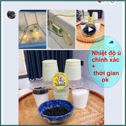 Máy ủ sữa chua yogurt Lộc Phát, nhiệt độ chính xác, thời gian linh hoạt, phù hợp kinh doanh gia đình