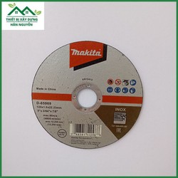 Đá cắt inox 125mm Makita D-65969,lưỡi cắt sắt,inox