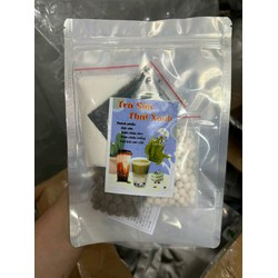 set trà sữa chân trâu thái xanh