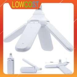 Bóng đèn LED 4 cánh hình quạt g suất 60W siêu sáng tiết kiệm điện năng có thể điều chỉnh góc sáng tuỳ ý