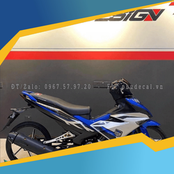 [FREE SHIP] Tem Rời Dán Xe Exciter 150 Bạc xanh mẫu Y15ZR mới