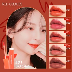 Son Lì Red Cookies Water Dew Velvet Tint Hàn Quốc