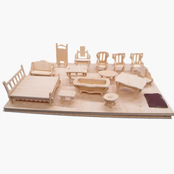 Mô hình lắp ghép gỗ 3D